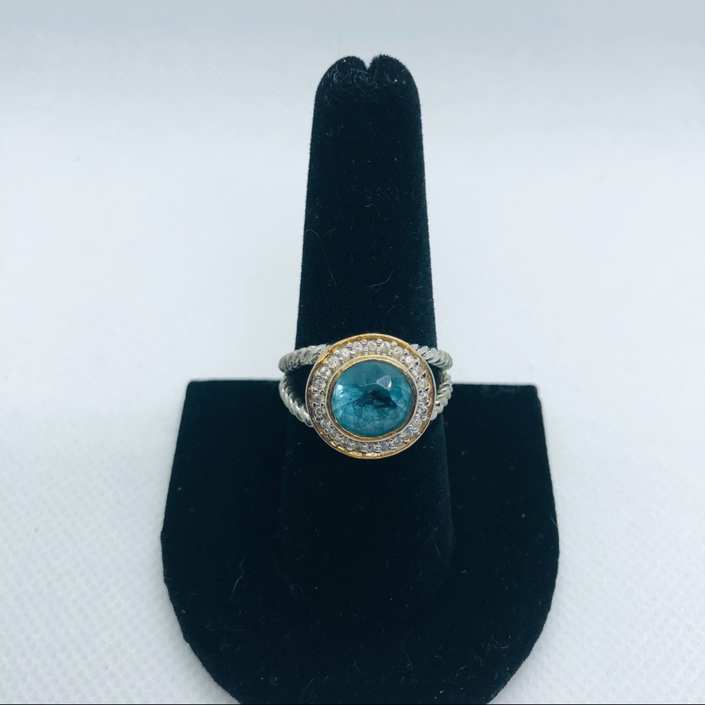 Blue Stone Ring - image 5